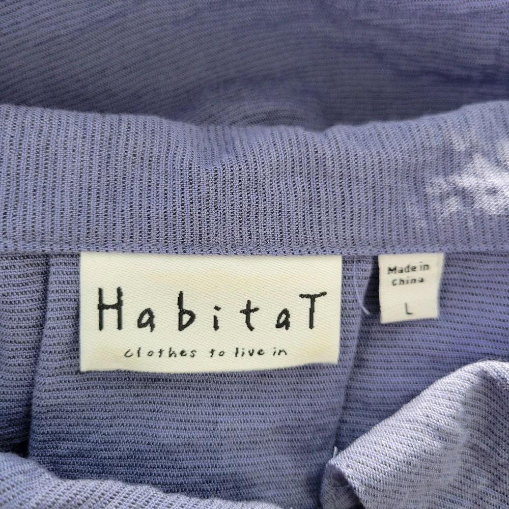Habitat Clothes to Live Textured Button Front Cardigan Jacket Purple L - Picture 13 of 15